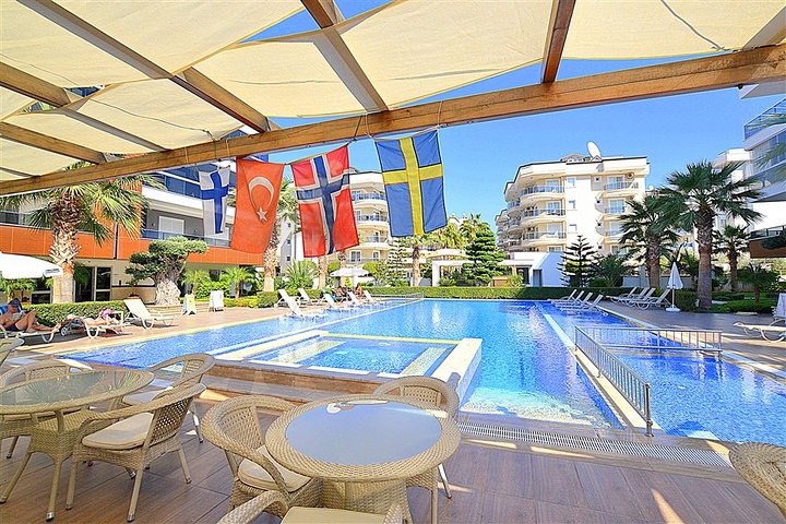 Меблированные апартаменты 2+1 в Оба