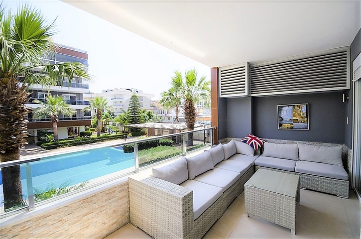 Меблированные апартаменты 2+1 в Оба