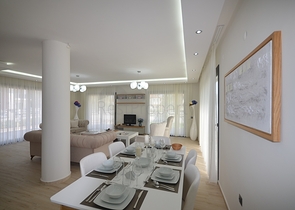 Трехэтажная вилла планировкой 4+1 в Фетхие