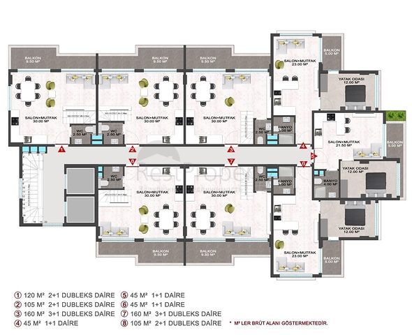 Новый комплекс в районе Каргыджак