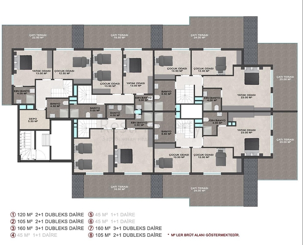 Новый комплекс в районе Каргыджак