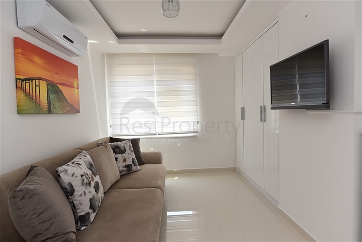 Меблированные апартаменты планировкой 2+1 в центре Алании