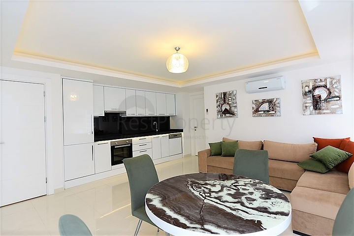 Меблированные апартаменты планировкой 2+1 в центре Алании