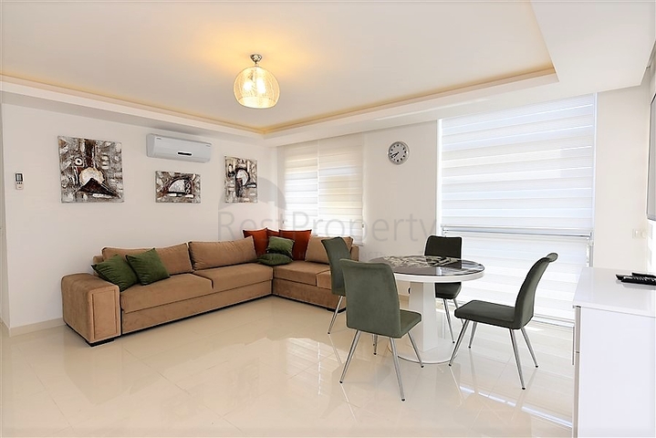 Меблированные апартаменты планировкой 2+1 в центре Алании