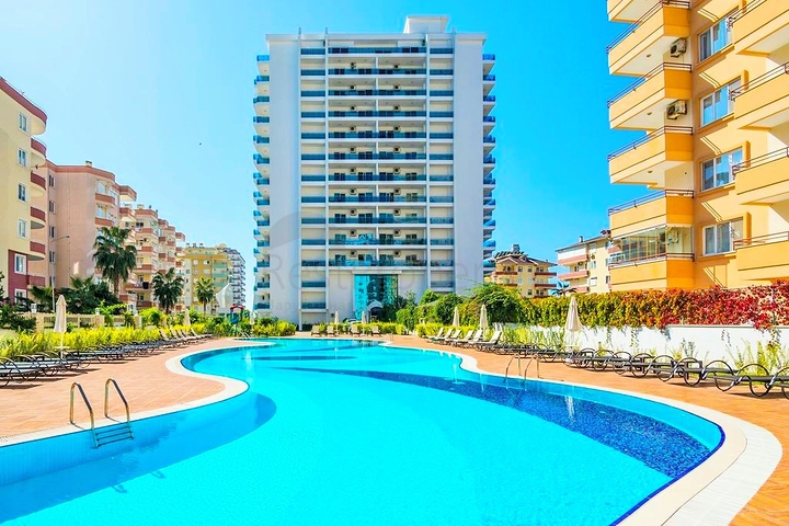 Апартаменты 1+1 с люксовой инфраструктурой в Махмутлар