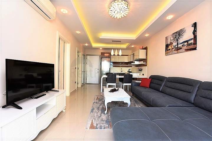 Апартаменты 1+1 с люксовой инфраструктурой в Махмутлар