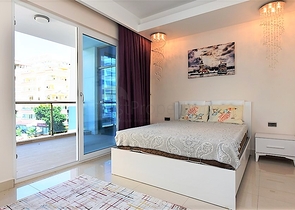 Апартаменты 1+1 с люксовой инфраструктурой в Махмутлар