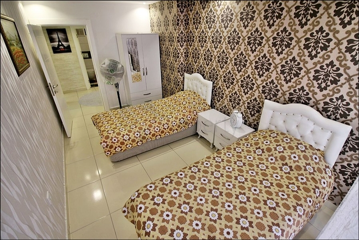 Меблированная трехкомнатная квартира в Махмутларе