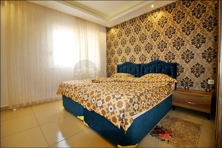 Меблированная трехкомнатная квартира в Махмутларе