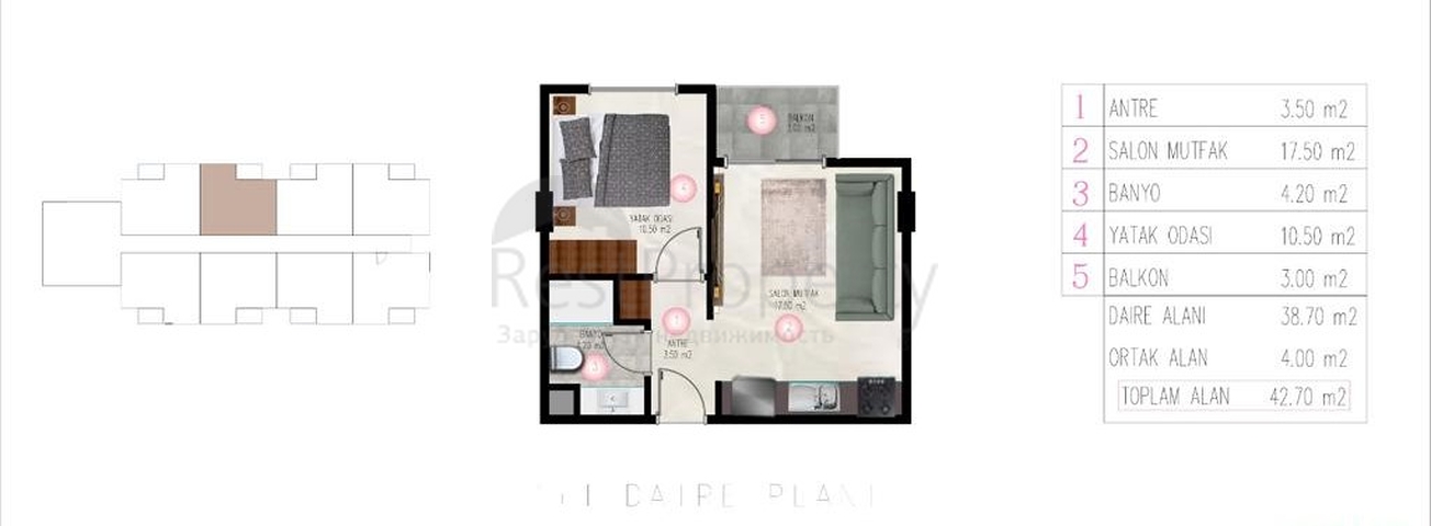 Новый комплекс в перспективном районе Алании, Оба