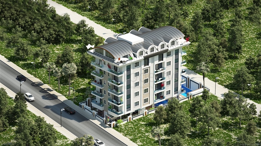 Новый жилой комплекс в районе Махмутлар