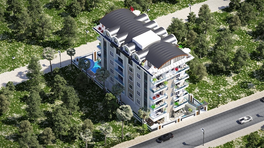 Новый жилой комплекс в районе Махмутлар