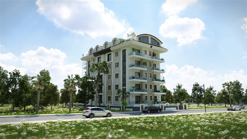 Новый жилой комплекс в районе Махмутлар