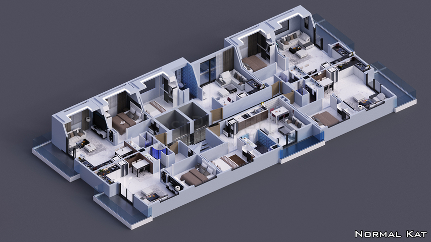 Новый жилой комплекс в районе Махмутлар