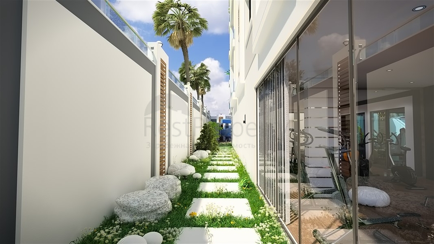 Новый жилой комплекс в районе Махмутлар