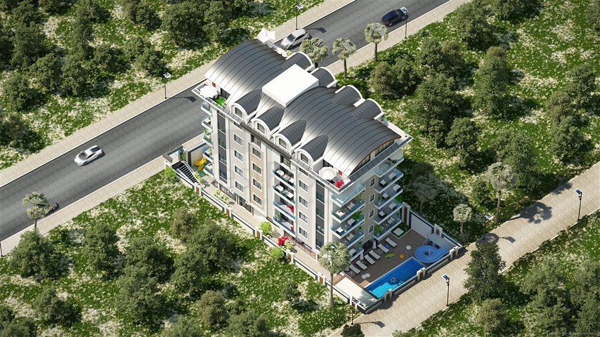 Новый жилой комплекс в районе Махмутлар