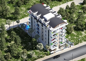 Новый жилой комплекс в районе Махмутлар