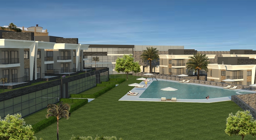 Виллы на этапе строительства в районе Каргыджак