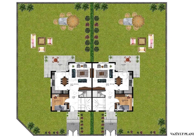 Виллы на этапе строительства в районе Каргыджак