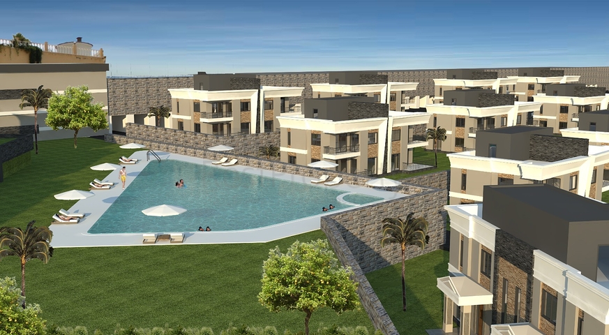 Виллы на этапе строительства в районе Каргыджак