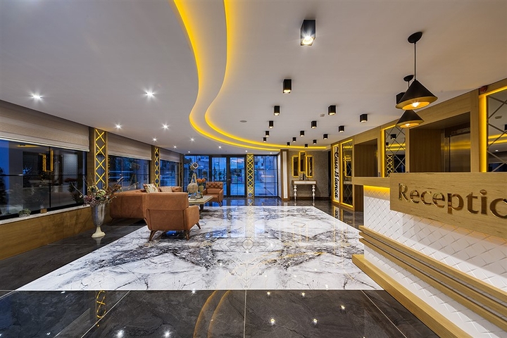 Меблированная двухкомнатная квартира в Махмутларе