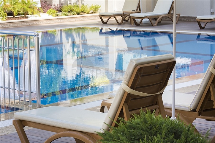 Меблированная двухкомнатная квартира в Махмутларе