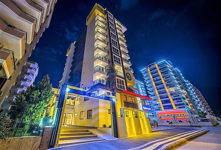 Меблированная двухкомнатная квартира в Махмутларе