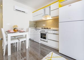 Меблированная двухкомнатная квартира в Махмутларе