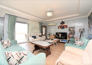 Пентхаус 3+1 для большой семьи в районе Авсаллар, Алания