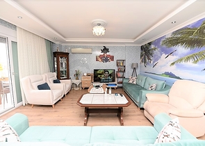 Пентхаус 3+1 для большой семьи в районе Авсаллар, Алания