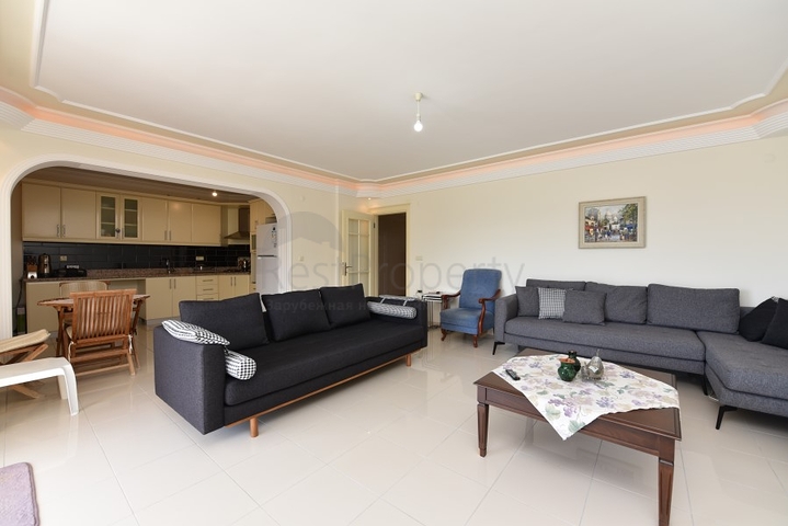 Просторная трёхкомнатная квартира в районе Махмутлар