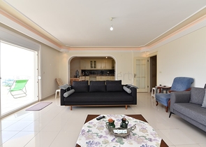 Просторная трёхкомнатная квартира в районе Махмутлар