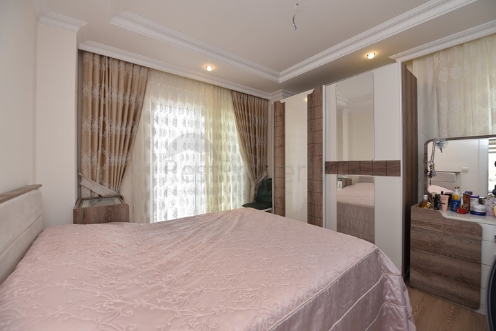 Меблированная квартира в районе Авсаллар с видом на море