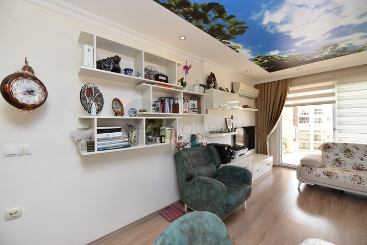 Меблированная квартира в районе Авсаллар с видом на море