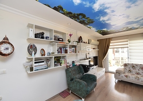 Меблированная квартира в районе Авсаллар с видом на море