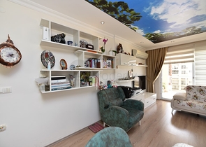 Меблированная квартира в районе Авсаллар с видом на море