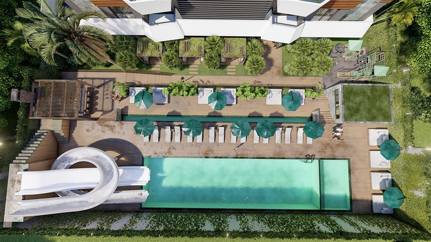 Проект в районе Махмутлар города Алания