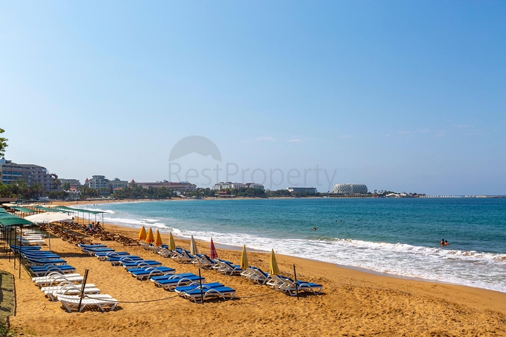 Меблированная двухкомнатная квартира в Авсалларе