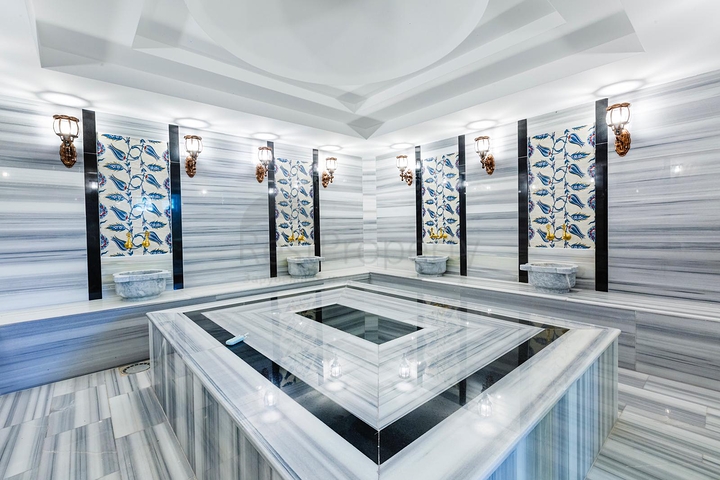 Меблированная двухкомнатная квартира в Авсалларе