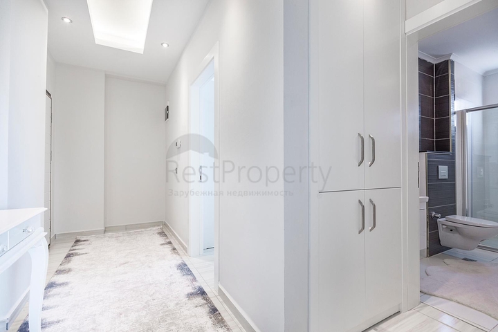 Меблированная двухкомнатная квартира в Авсалларе