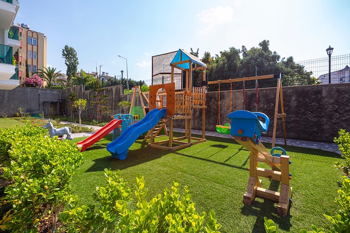 Меблированная двухкомнатная квартира в Авсалларе