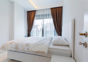 Меблированная двухкомнатная квартира в Авсалларе