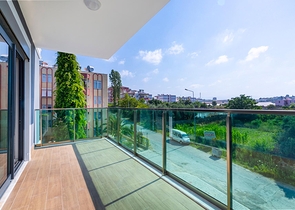 Меблированная двухкомнатная квартира в Авсалларе