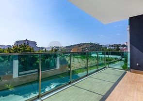 Меблированная двухкомнатная квартира в Авсалларе