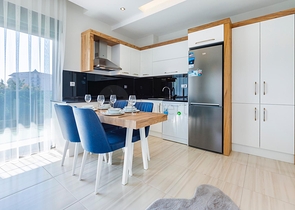 Меблированная двухкомнатная квартира в Авсалларе