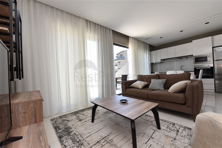 Меблированный пентхаус в районе Оба.