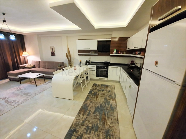 Двухкомнатная меблированная квартира в Махмутларе