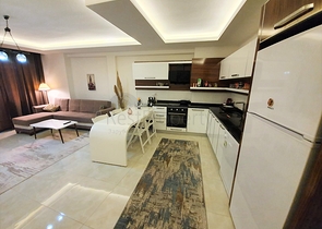 Двухкомнатная меблированная квартира в Махмутларе