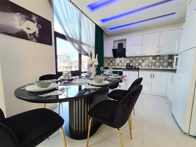 Меблированная трёхкомнатная квартира в районе Махмутлар