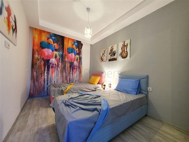 Меблированная трёхкомнатная квартира в районе Махмутлар